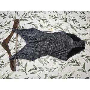 NWT Speedo Swimsuite Gray Womens Size 6 One Piece